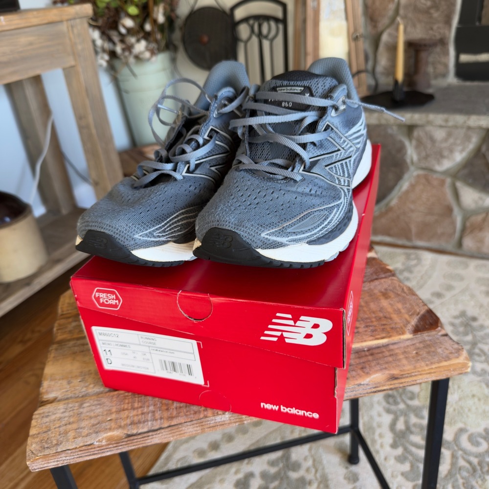 New Balance Fresh Foam 860v12 Men's Running Shoes Grey‎ Size 11